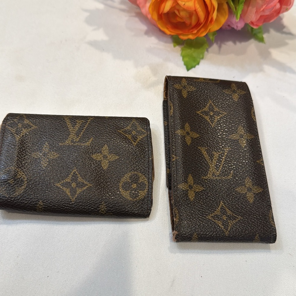 Authentic Louis Vuitton Monogram Makeup Wallet and Key Holder Set - Picture 2 of 14